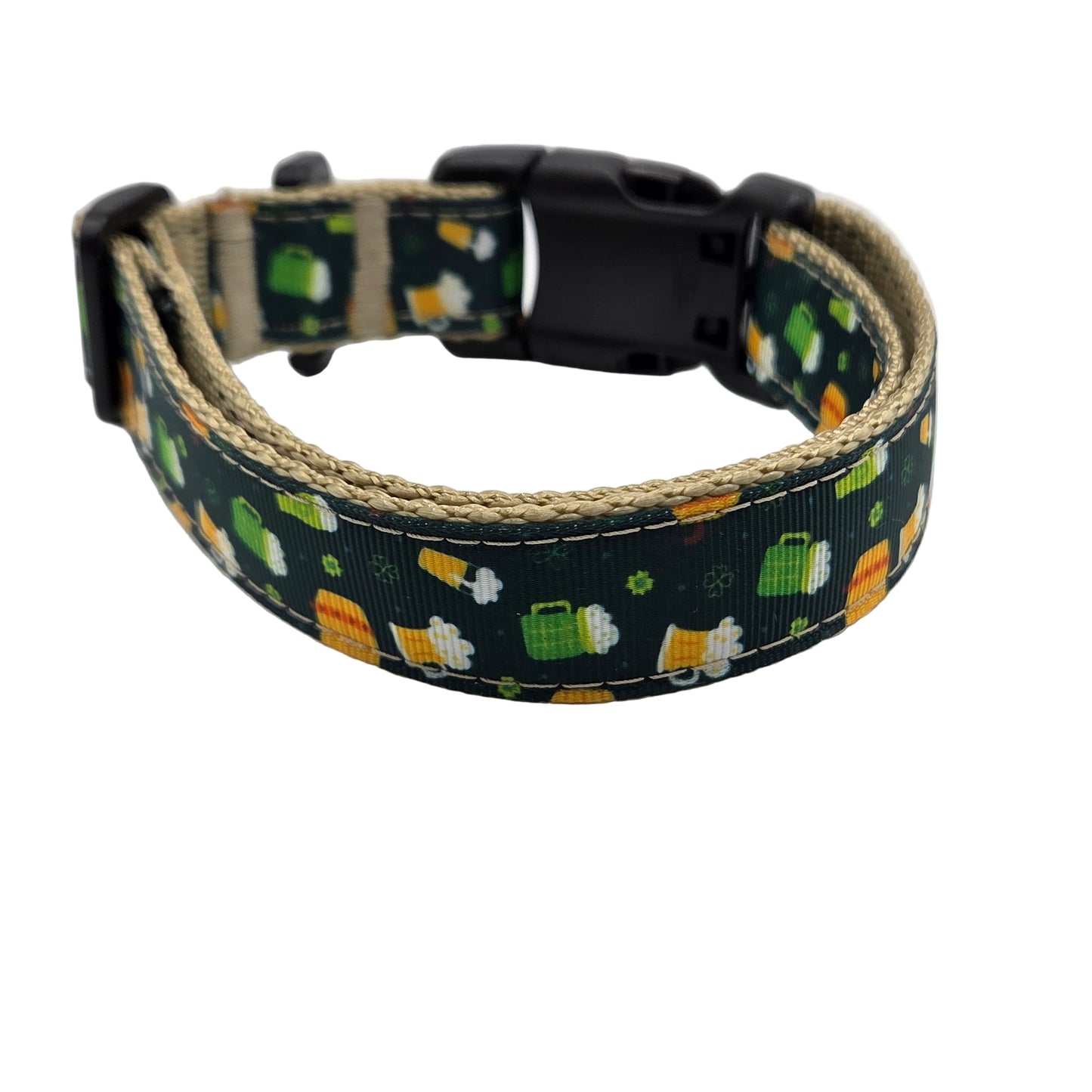 Beer Lover Dog Collar – 1” Wide – Fits 13” to 20” Necks