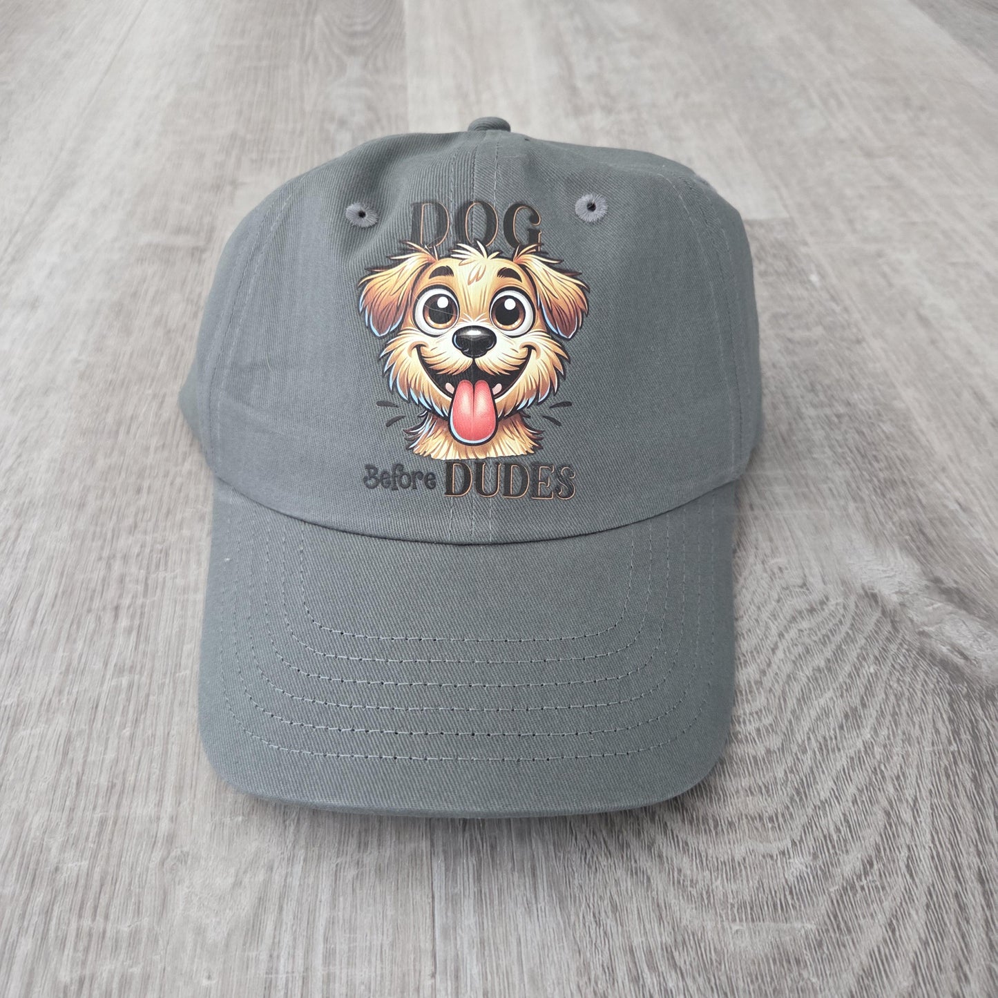 Dog Before Dudes Baseball Cap | Embroidered Dog Mom Hat | Funny Gift for Dog Lovers | Puppy Graphic Dad Hat | Cute Animal Lover Gift for Her
