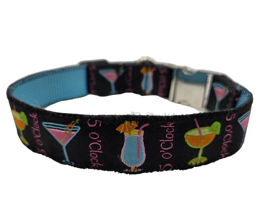 Happy Hour dog collar 1 inch