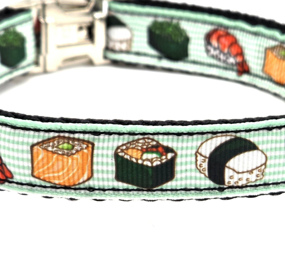 Sushi dog collar 1 inch