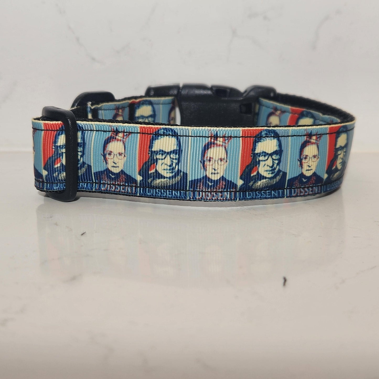 1 inch Rainbow Paws dog collar, Made to order (All sizes available)