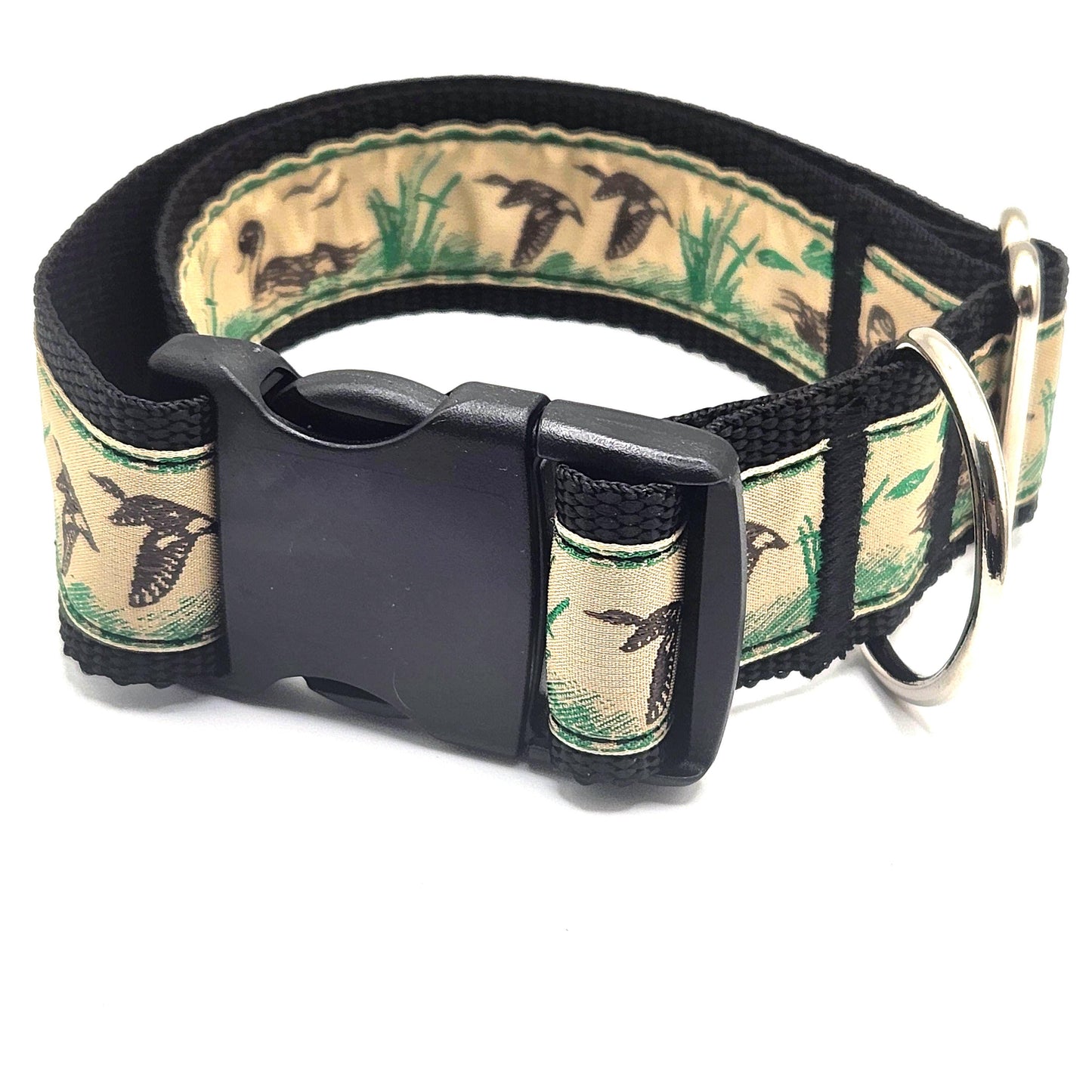Red Skull & Crossbones Dog Collar – 1 inch Wide | Multiple Styles and Sizes Available