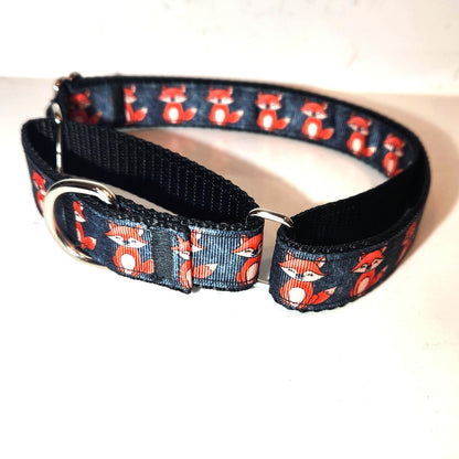 Red Skull & Crossbones Dog Collar – 1 inch Wide | Multiple Styles and Sizes Available