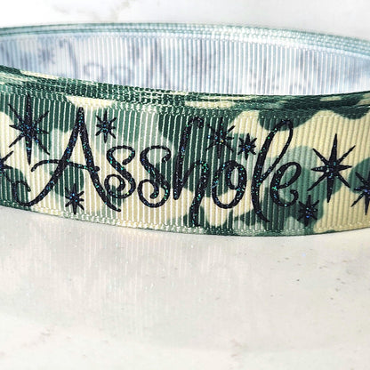 Made to order 1 inch A-hole dog collar (all sizes available)