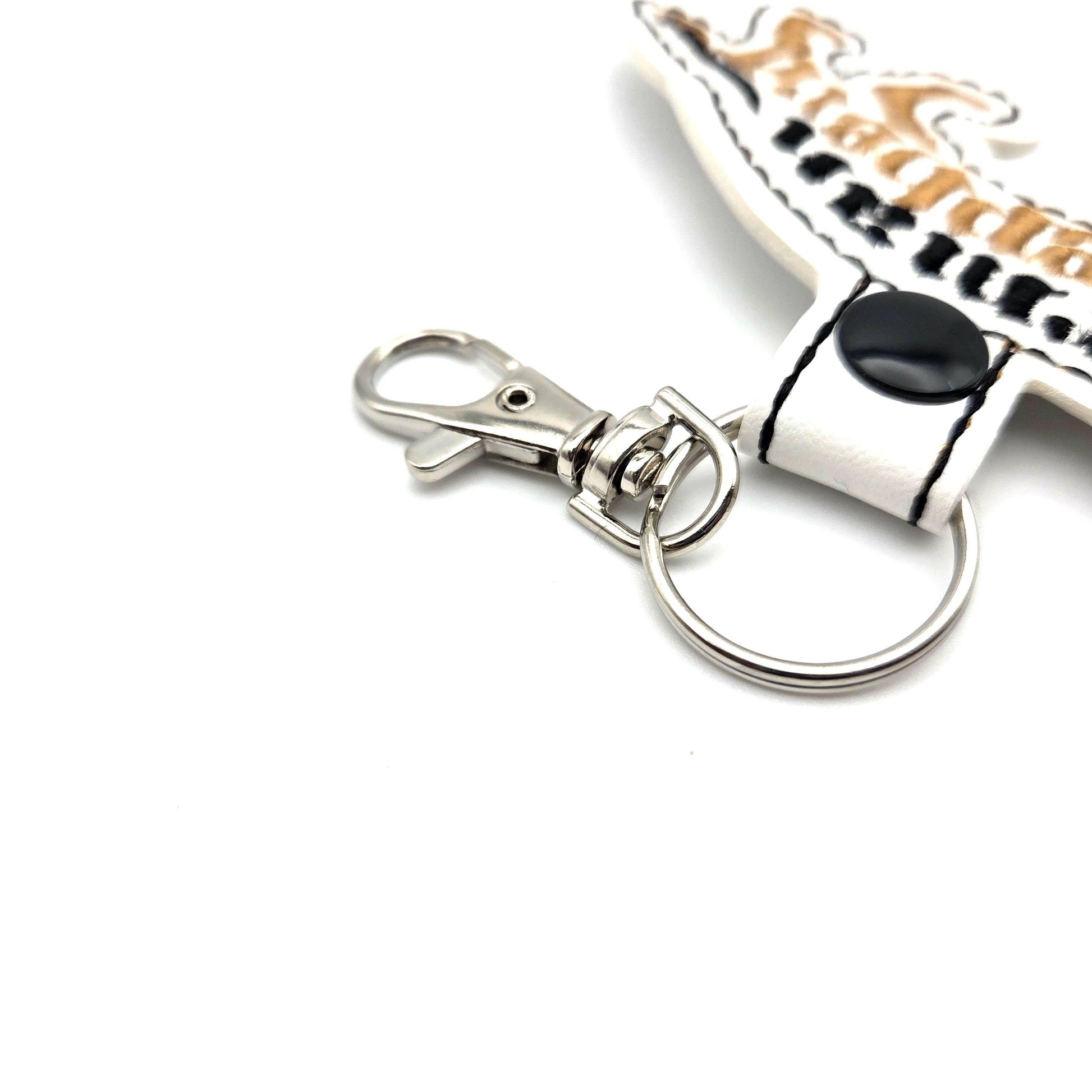 Embroidered German Shepherd Keychain, Dog Mom Gift