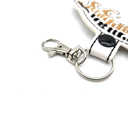 Embroidered German Shepherd Keychain, Dog Mom Gift