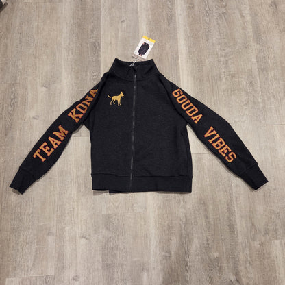 Custom Embroidered Zip Sweatshirt – Personalized Pet & Brand Design