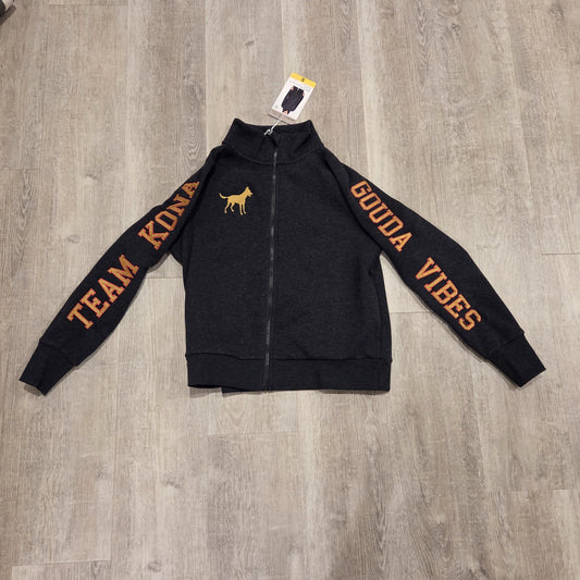 Custom Embroidered Zip Sweatshirt – Personalized Pet & Brand Design