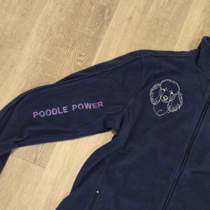 Custom Embroidered Zip Sweatshirt – Personalized Pet & Brand Design