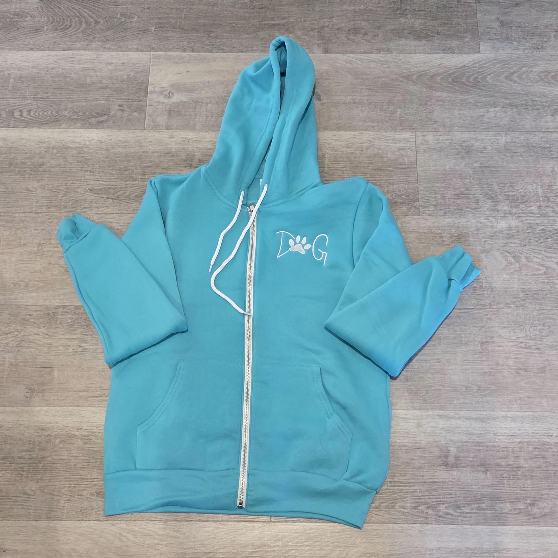 Embroidered Full Zip Hoodie