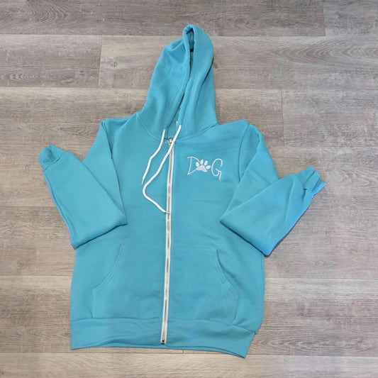 Embroidered Full Zip Hoodie