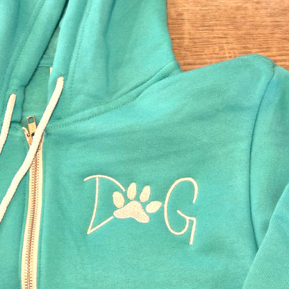 Embroidered Full Zip Hoodie