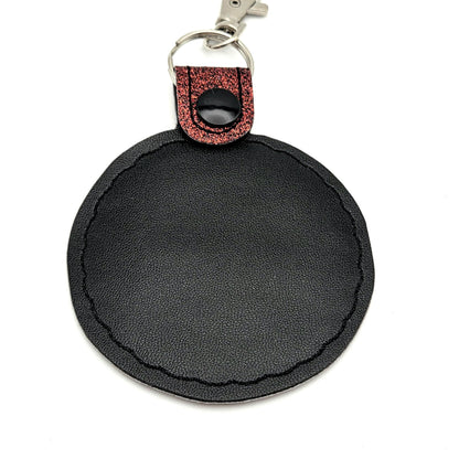 Custom Nose Work Title Brag Keychain – Embroidered Glitter Vinyl NW1 NW2 NW3 Elite Scent Work Bag Tag – Personalized Dog Sport Gift