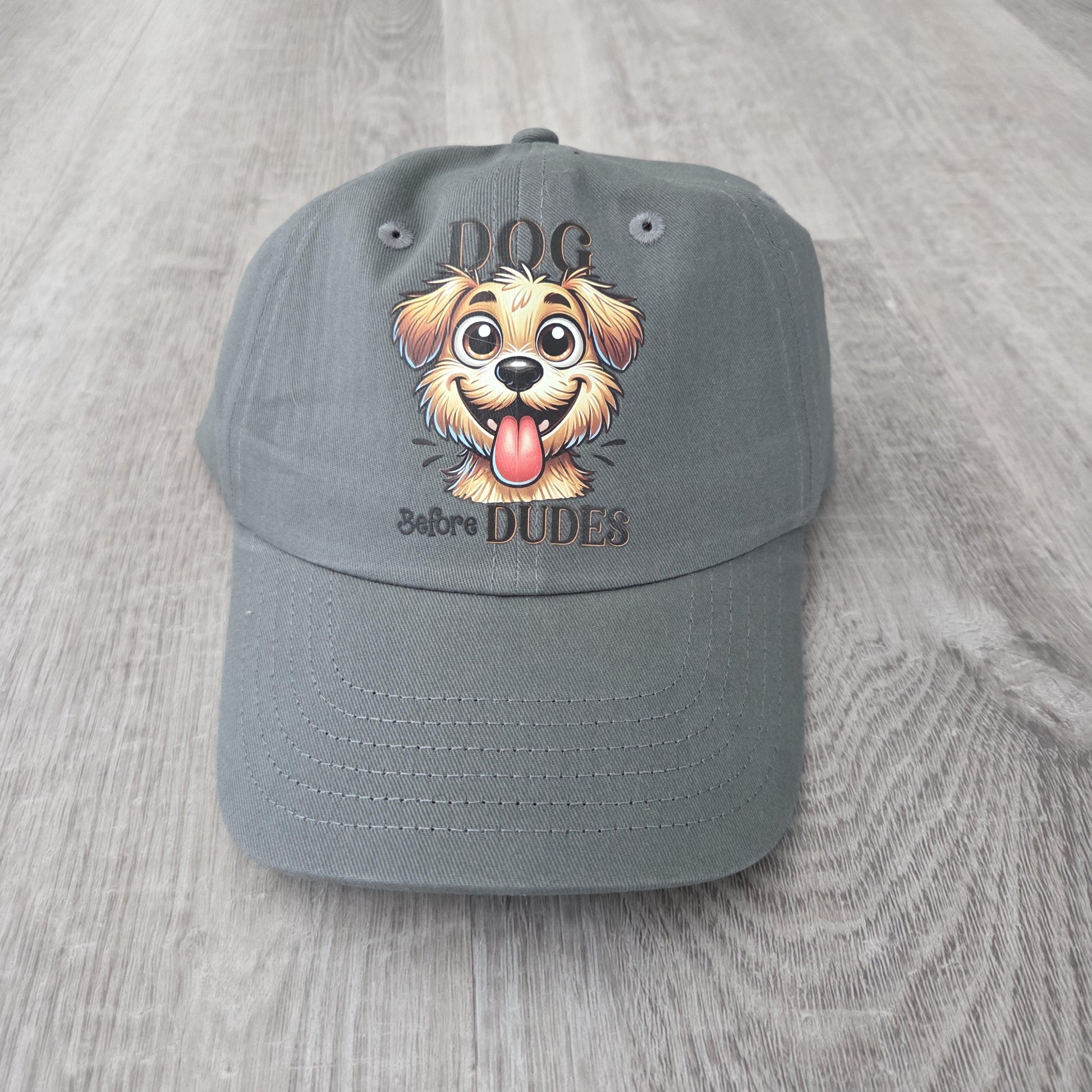 Dog Before Dudes Baseball Cap | Embroidered Dog Mom Hat | Funny Gift for Dog Lovers | Puppy Graphic Dad Hat | Cute Animal Lover Gift for Her
