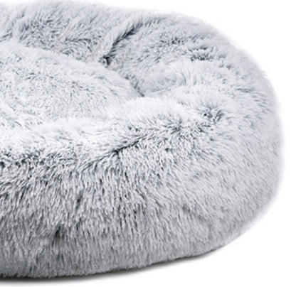 Mr. Peanut's 28" OrthoPlush® Pet Bed - Snowflake White Two Tone