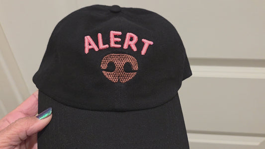 ALERT & FINISH Professional Nosework 3D Puff Embroidery Cap