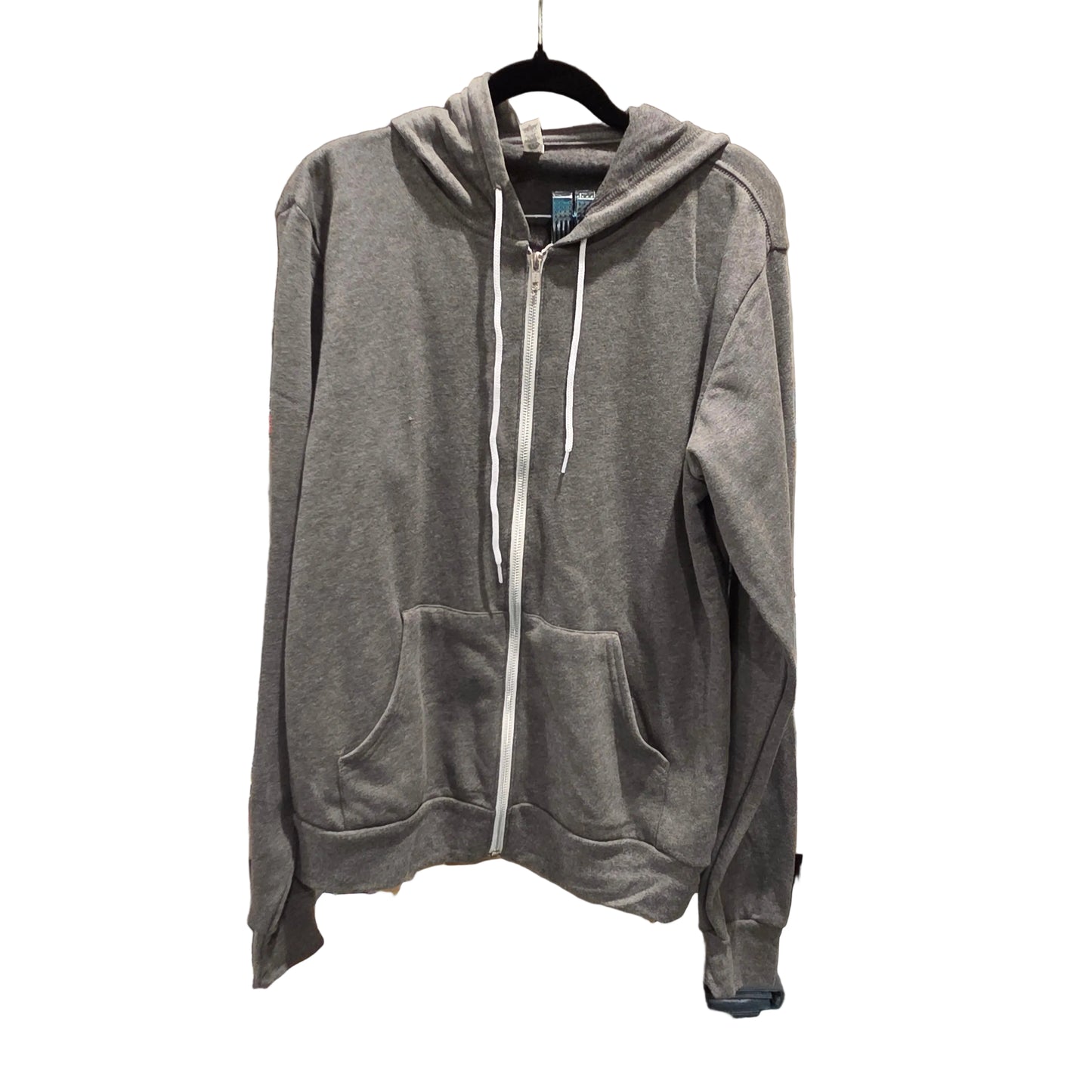 Custom Embroidered Bella + Canvas "Sponge Fleece" Hoodie Gray Medium