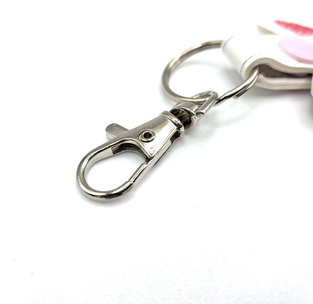 One Bull Terrier Keychain