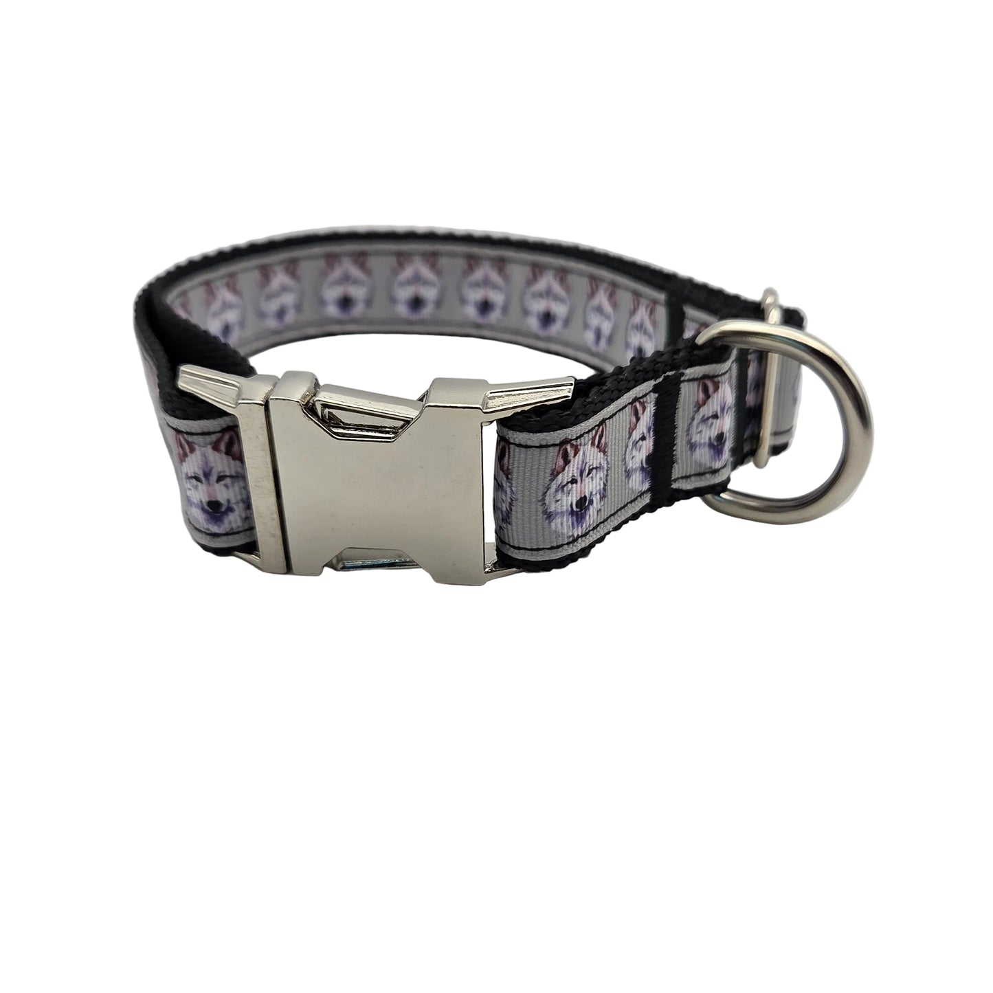 Wild Spirit Wolf Dog Collar  | Adjustable Large 14.5"–23.5"