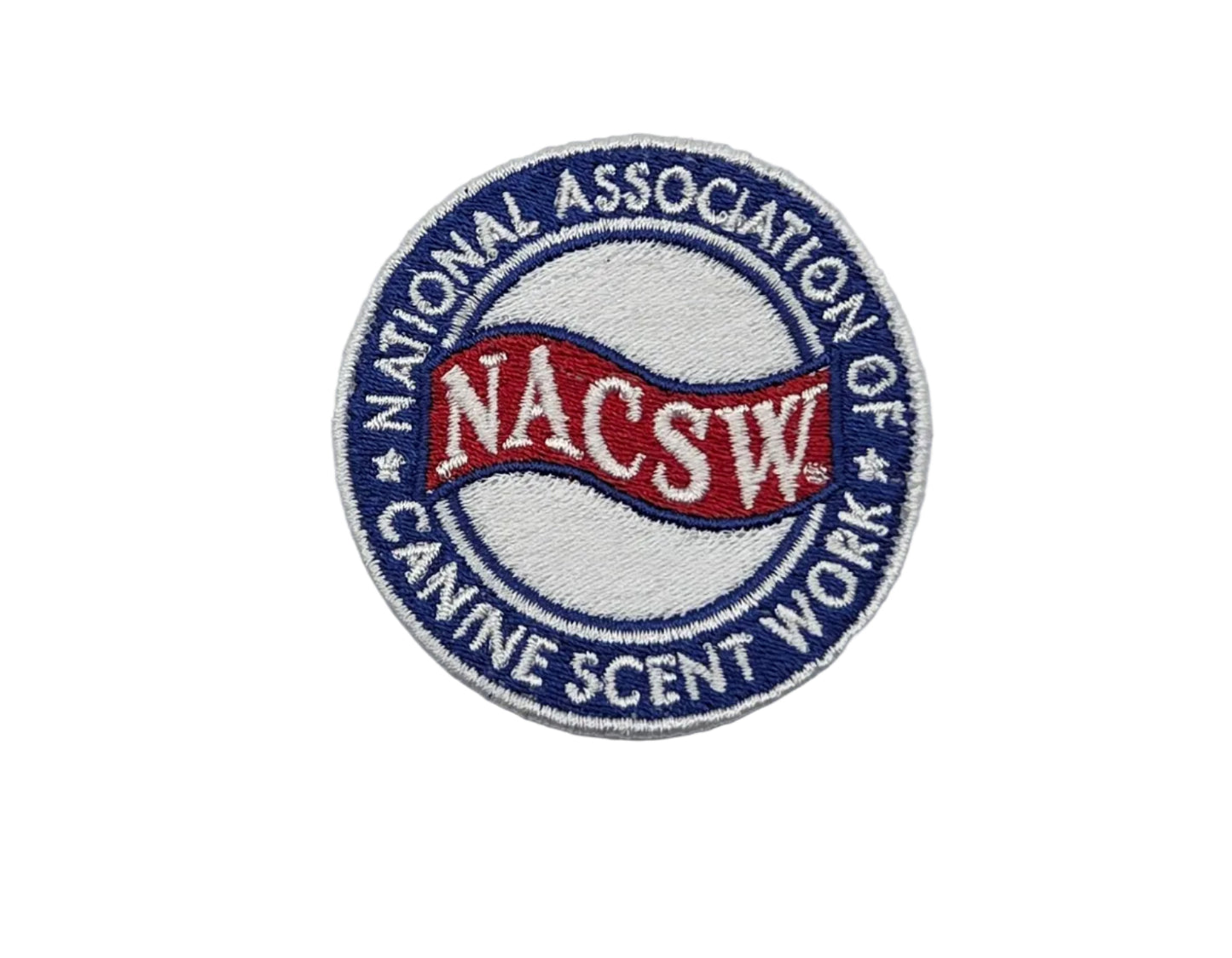 Official NACSW™ Embroidered Iron-On Patch - Premium K9 Nose Work® Gear