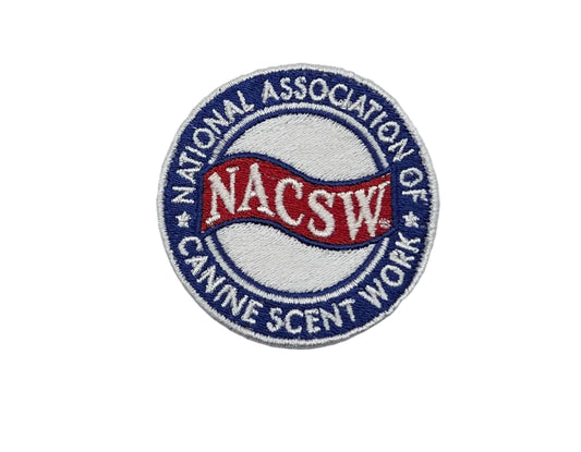 Official NACSW™ Embroidered Iron-On Patch - Premium K9 Nose Work® Gear