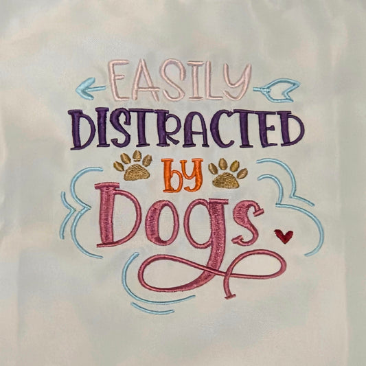 Easily Distracted By Dogs Tote Bag
