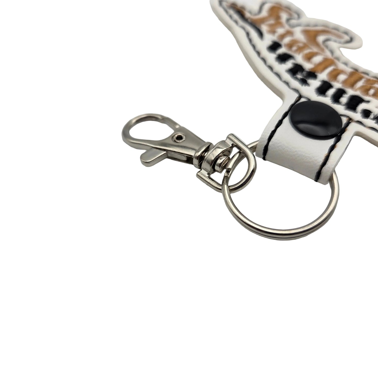 German Shepherd Keychain Tab, Embroidered Dog Breed Bag Tag, K9 Mom Gift, Service Dog Zipper Pull, GSD Key Fob