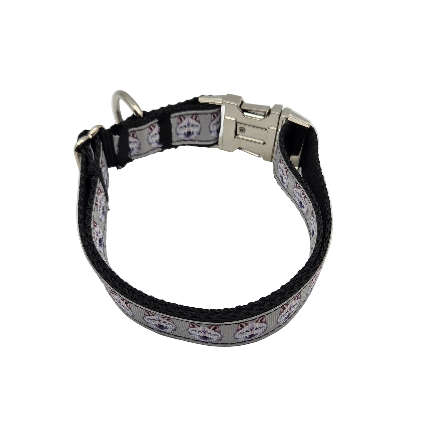 Wild Spirit Wolf Dog Collar  | Adjustable Large 14.5"–23.5"