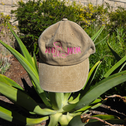 Dog Mom Hat, Embroidered