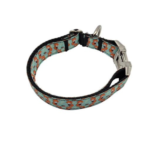 Cozy Autumn Fox Collar - Adjustable Large 14.5"–23"