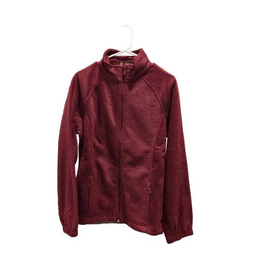 Personalized Dog Handler Fleece: Wine Red (Medium) - Harrington