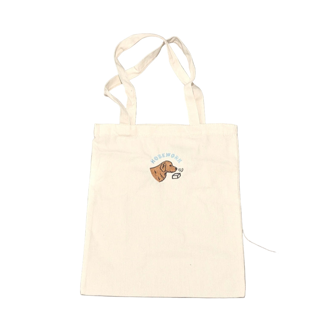 Embroidered Nosework Tote Bag