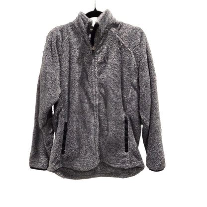 Custom Embroidered J. America "Fuzzy" Full-Zip Jacket Medium