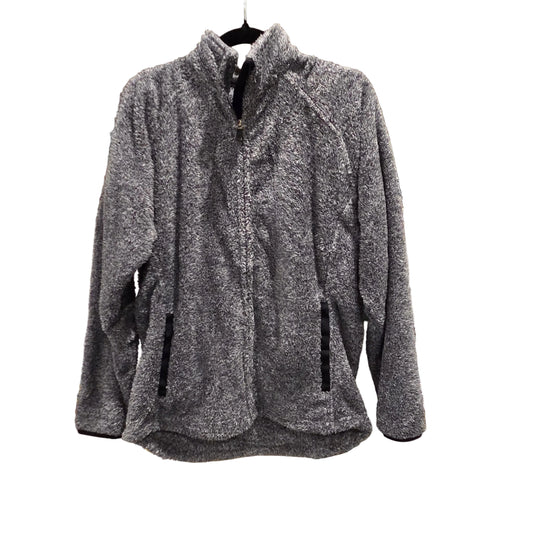 Custom Embroidered J. America "Fuzzy" Full-Zip Jacket Medium