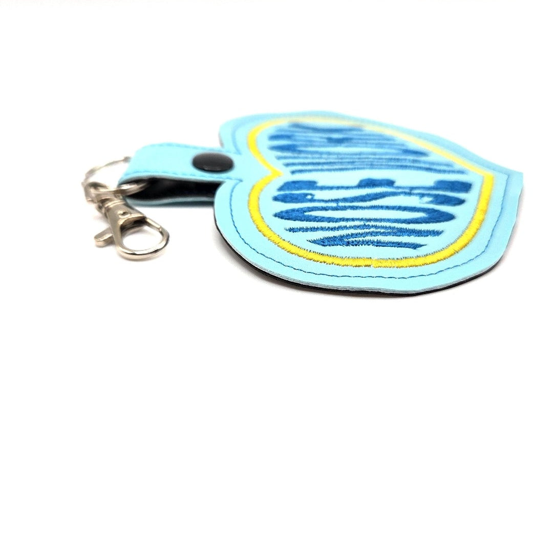 Small I Love Nose Work" Keychain Fob