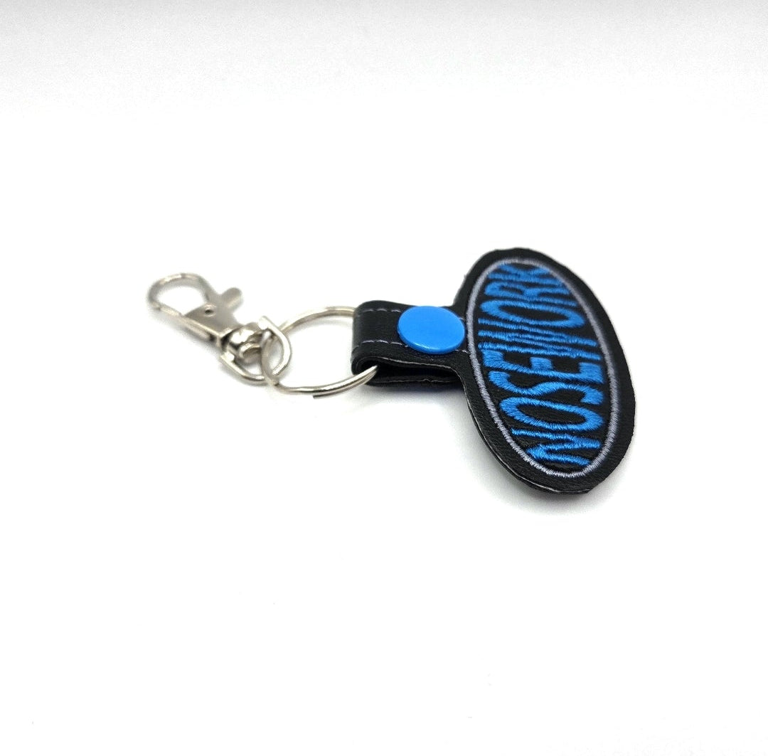 Nosework Keychain | Embroidered Dog Scent Work Key Fob | K9 Handler Gift | Cute Canine Trainer Accessory | Trial Reward