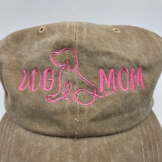 Dog Mom Hat, Embroidered