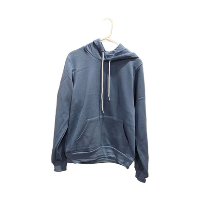 Custom Embroidered Pullover Hoodie; Dusty Blue Small; Bella +Canvas