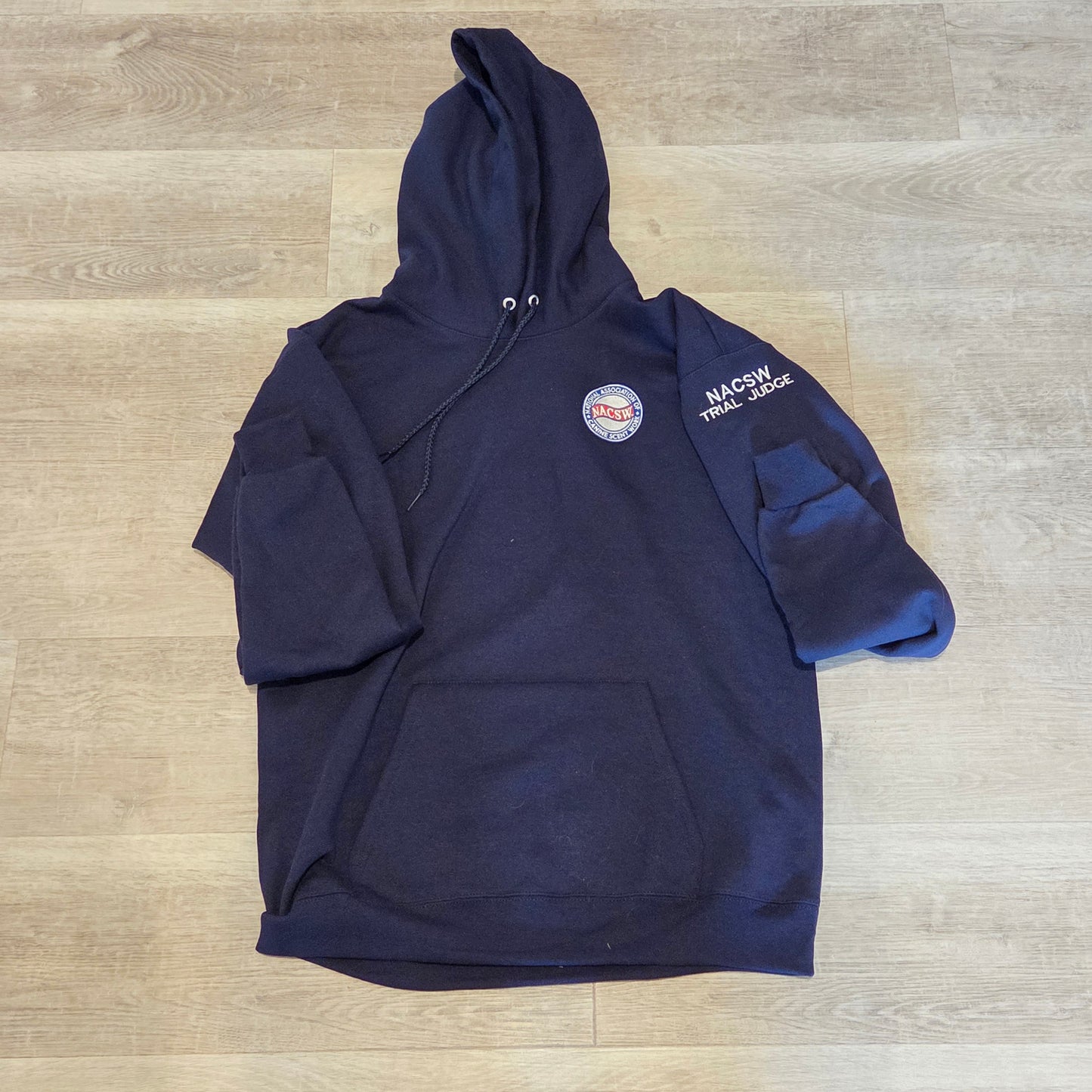 Custom embroidered NACSW or CNWI Logo Hoodie for CNWIs and Trial Officials