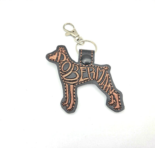 Doberman Pinscher Keychain Listing (Also available in black)