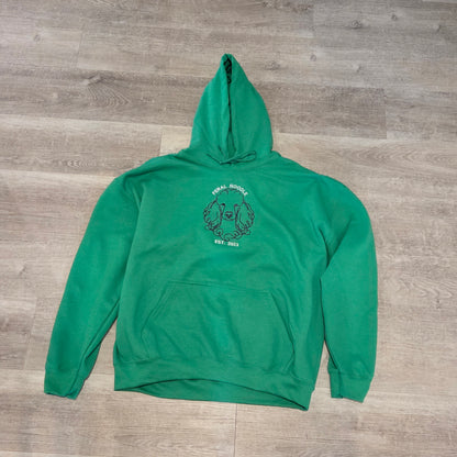 Boutique Soft Custom Embroidered Pullover Hoodie; Lavender Medium; Bella +Canvas