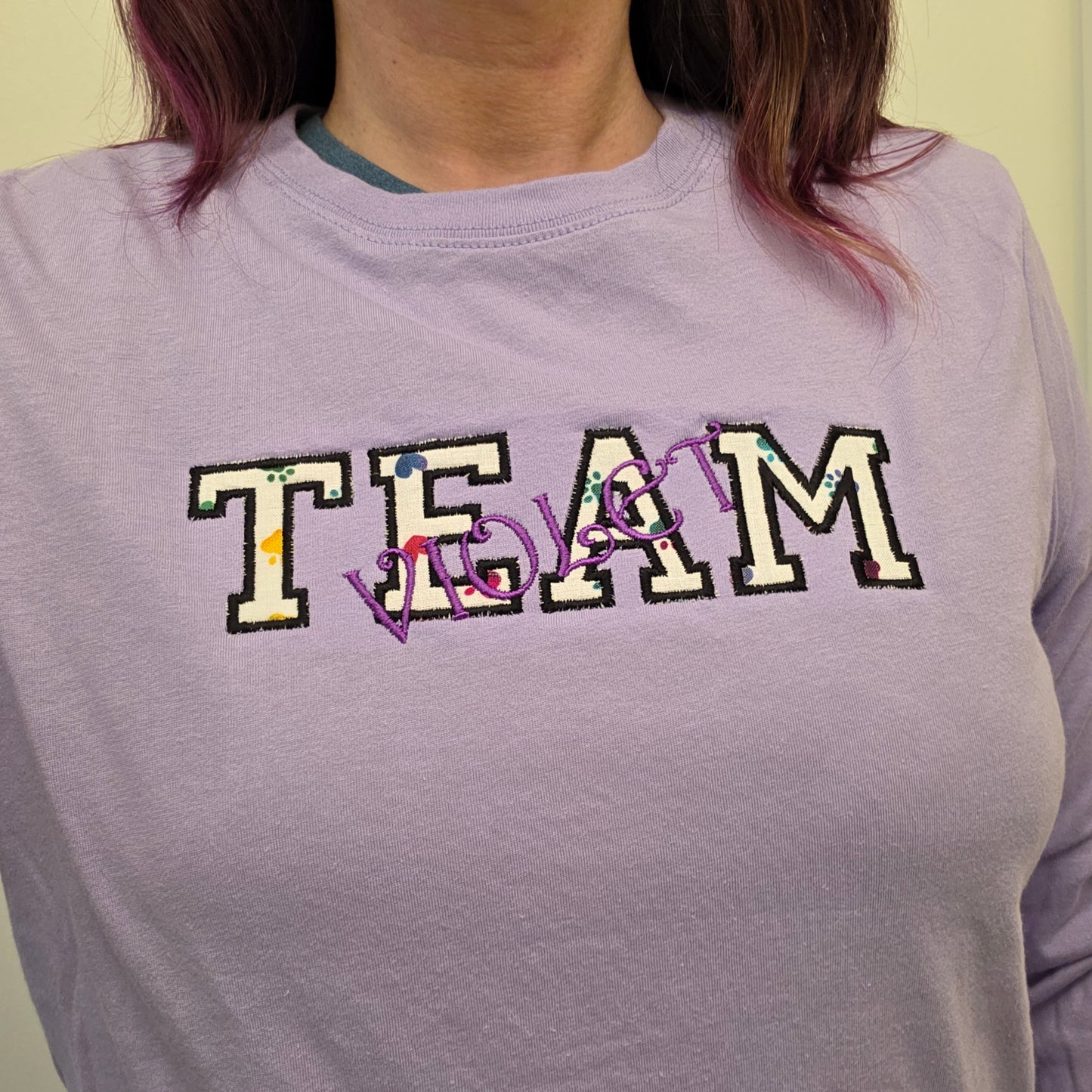 Custom Embroidered Applique T-Shirt | Personalized & Handcrafted