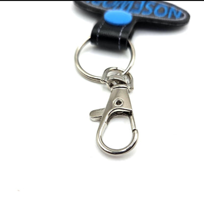 Nosework Keychain | Embroidered Dog Scent Work Key Fob | K9 Handler Gift | Cute Canine Trainer Accessory | Trial Reward