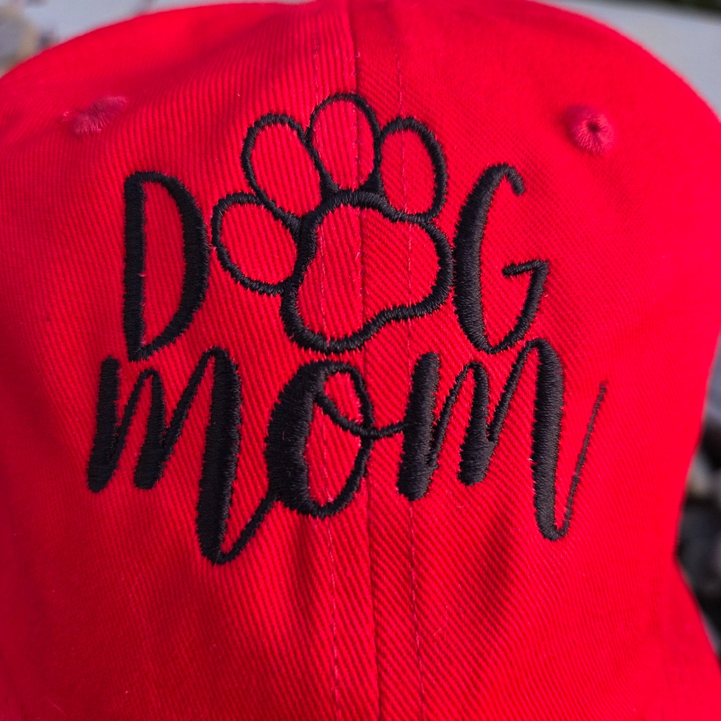Red Dog Mom Hat