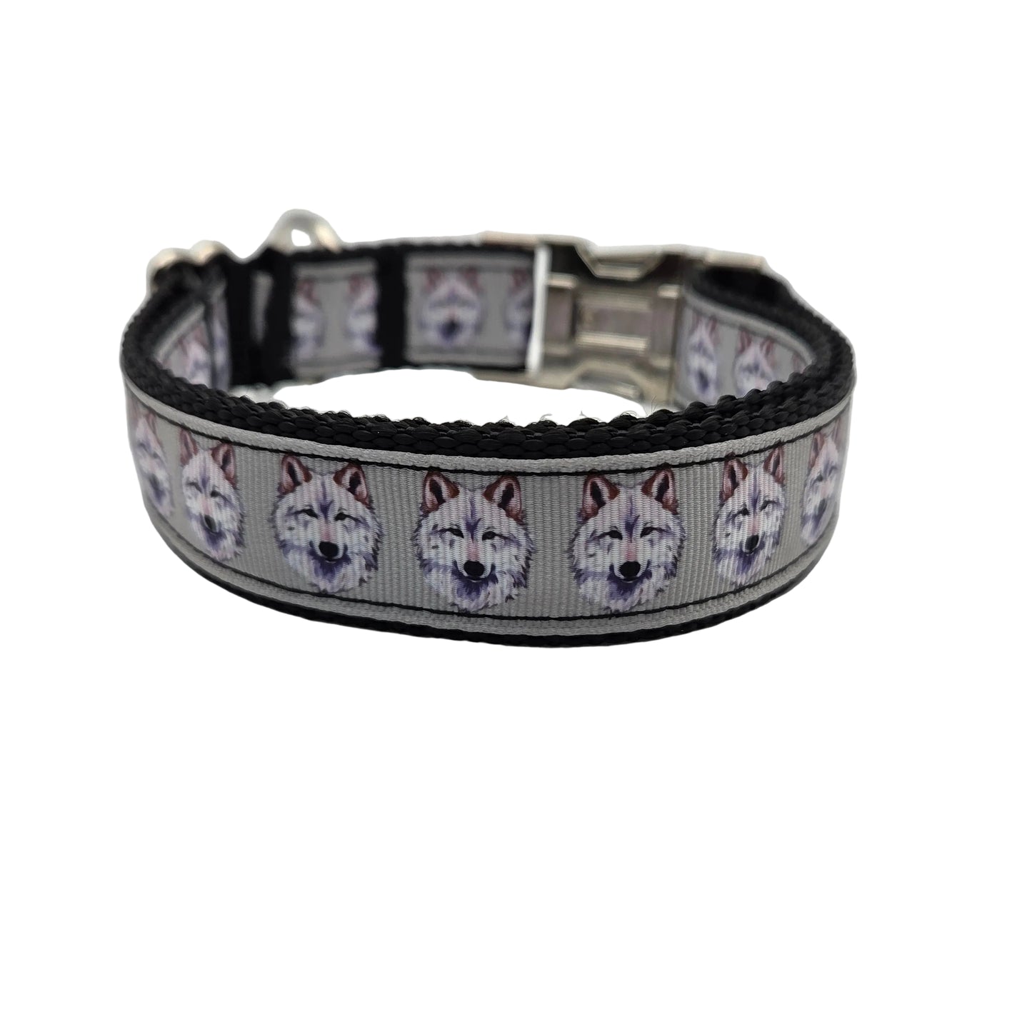 Wild Spirit Wolf Dog Collar  | Adjustable Large 14.5"–23.5"