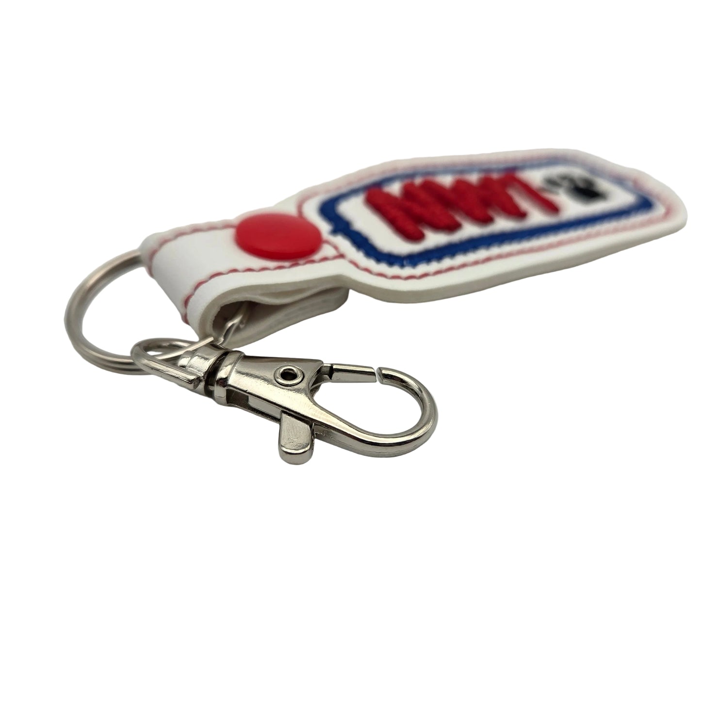 NACSW Scent Work Title Brag Tag - Custom 3D Puff Embroidery Keychain - NW1 NW2 NW3 Elite Summit Element Specialty Titles