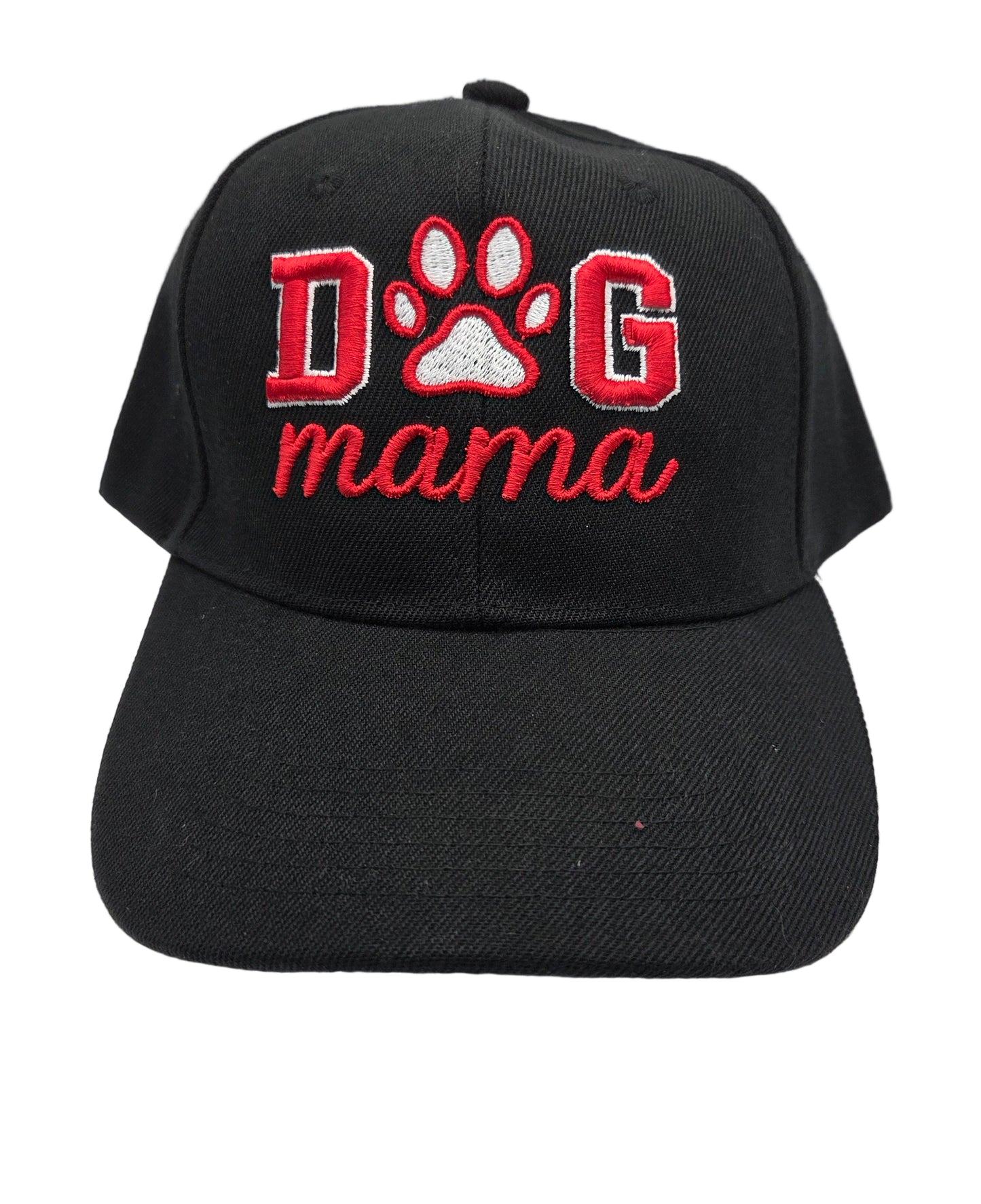 3D Puff Embroidered Dog Mama Hat