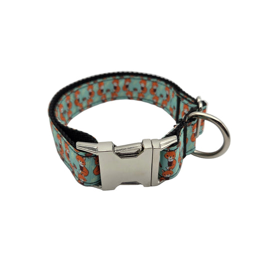 Cozy Autumn Fox Collar - Adjustable Large 14.5"–23"