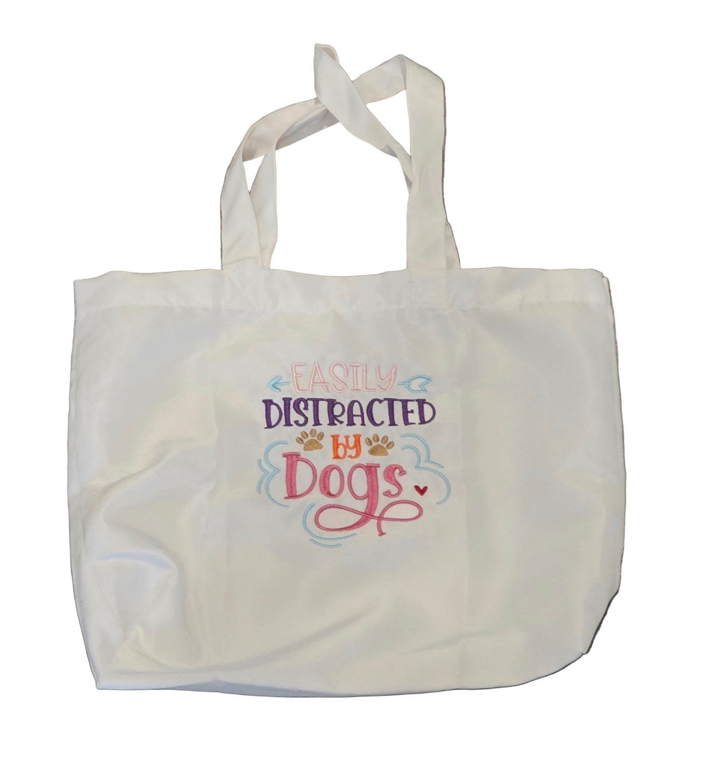 Easily Distracted By Dogs Tote Bag