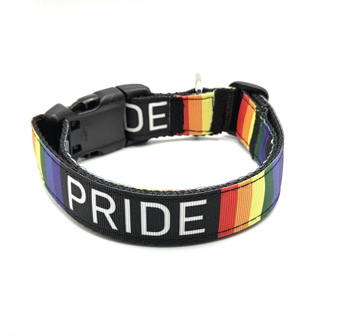 Rainbow Pride Dog Collar